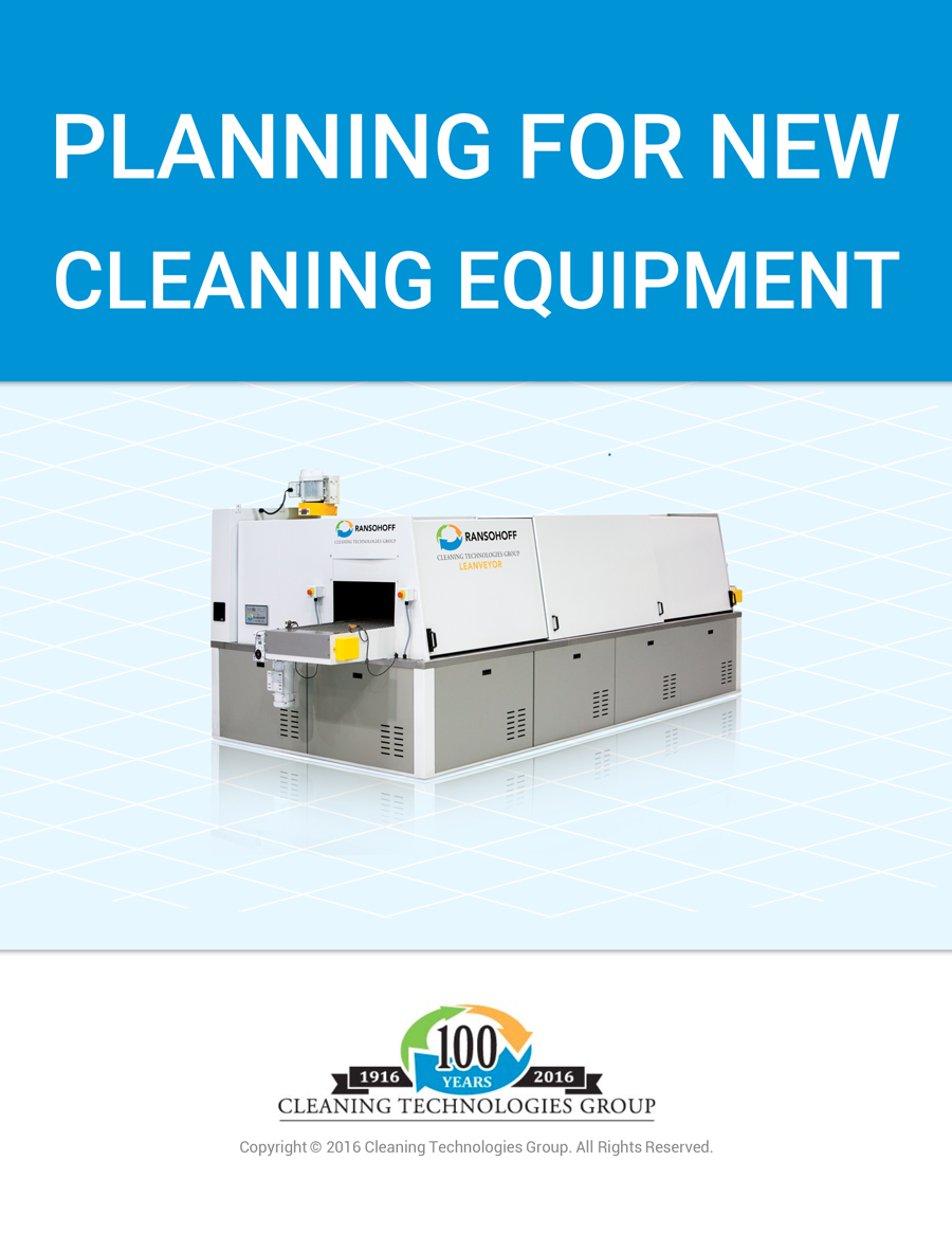 Planning for New Cleaning Equipment