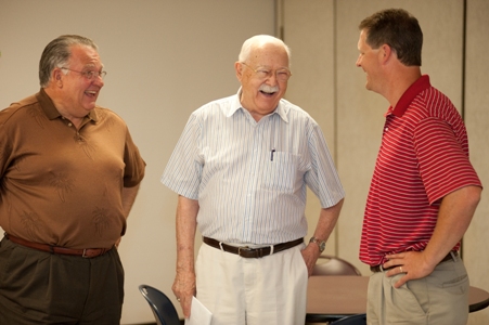 Jim McEachen, CEO of CTG, Chuck Noonan, and Barney Bosse, President of Ransohoff