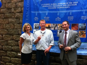 Randy with Stacey Abbott, Mkt Coordinator and Chris Whittaker, VP of CTG